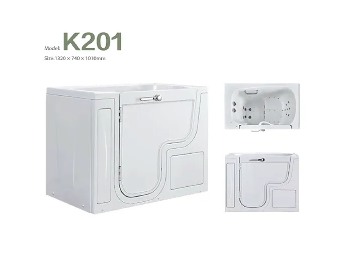 Walk-in Bathtub with Side Door