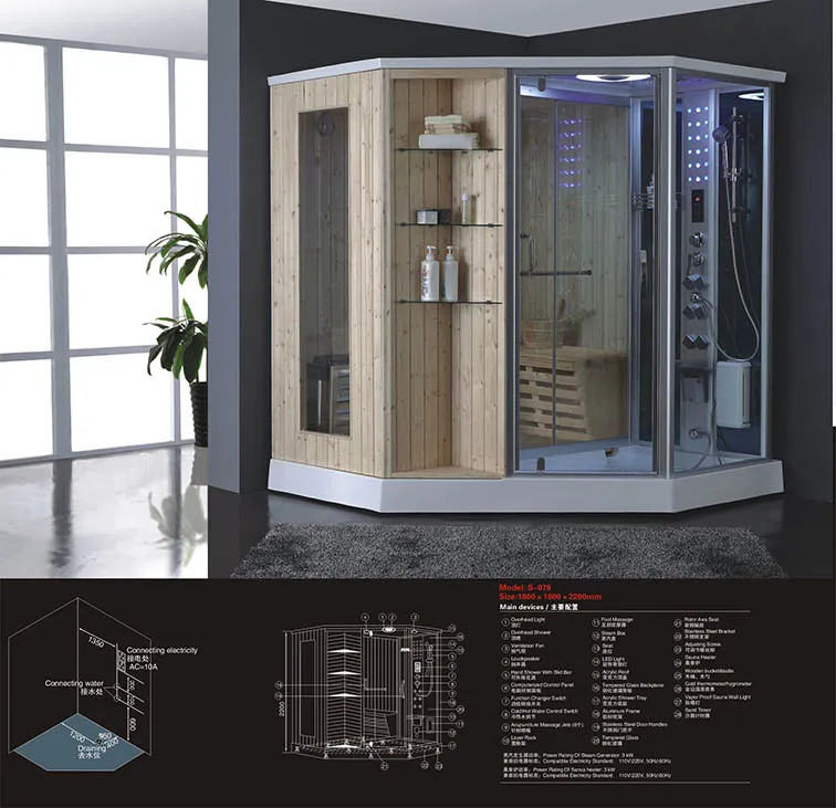 Premium Steam Cabin with Sauna